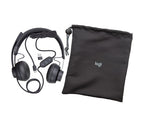 Logitech 981-001103 headphones/headset Wired Head-band Office/Call center USB Type-C Graphite