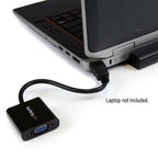 StarTech.com HD2VGAE2 video cable adapter Black