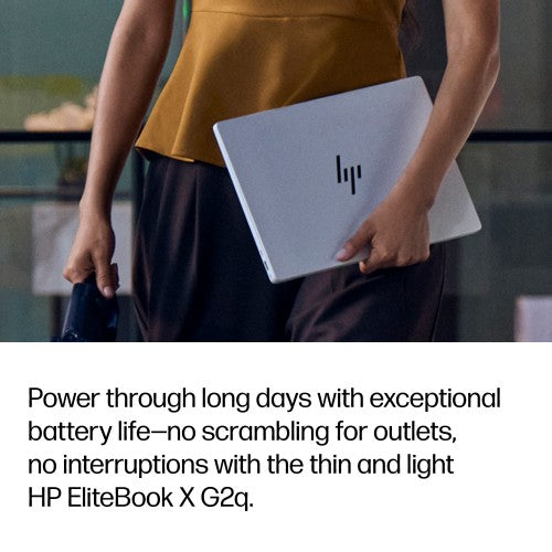 HP EliteBook X G2q 14 inch Notebook Next Gen AI PC Wolf Pro Security Edition Copilot+ PC Laptop 14" WUXGA 32 GB LPDDR5x-SDRAM 512 GB SSD Wi-Fi 7 (802.11be) Windows 11 Pro Blue