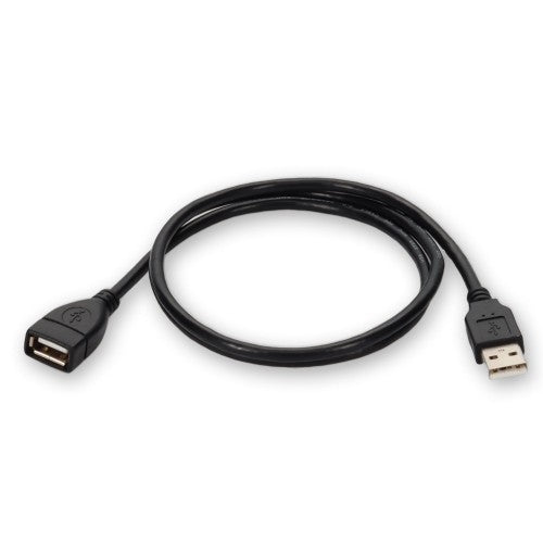 AddOn Networks USBEXTAA5MF USB cable USB 2.0 59.8" (1.52 m) USB A Black