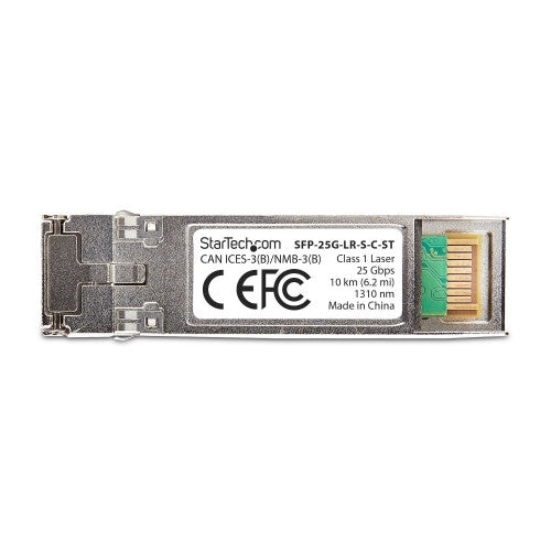 StarTech.com SFP-25G-LR-S-C-ST network transceiver module Fiber optic 25780 Mbit/s SFP28 1310 nm