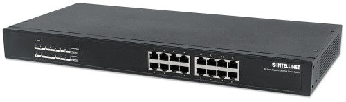 Intellinet 560993 network switch Unmanaged L2 Gigabit Ethernet (10/100/1000) Power over Ethernet (PoE) 1U Black