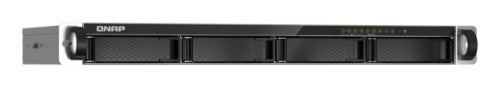 QNAP TS-435XeU NAS Rack (1U) Marvell CN9131 4 GB DDR4 0 TB QNAP QTS Black, Gray