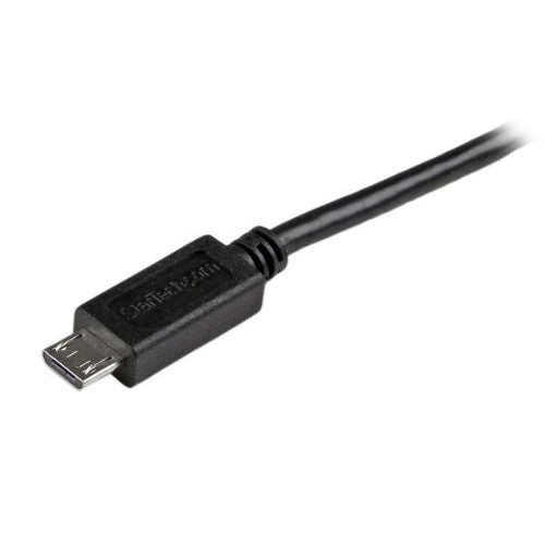 StarTech.com USBAUB15CMBK USB cable USB 2.0 5.91" (0.15 m) USB A Micro-USB B 0.48 Gbit/s Black