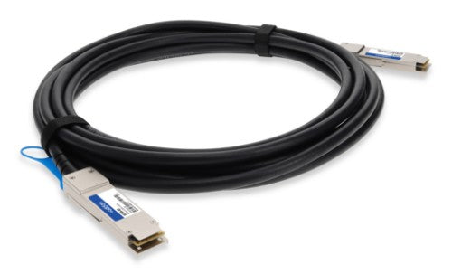 AddOn Networks JH234A-AO InfiniBand/fibre optic cable 39.4" (1 m) QSFP+ DAC Black, Stainless steel