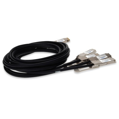 AddOn Networks DAC-Q56DD-4Q56-SFF-100G-2M-AO InfiniBand/fibre optic cable 78.7" (2 m) QSFP-DD QSFP56 Twinax Black