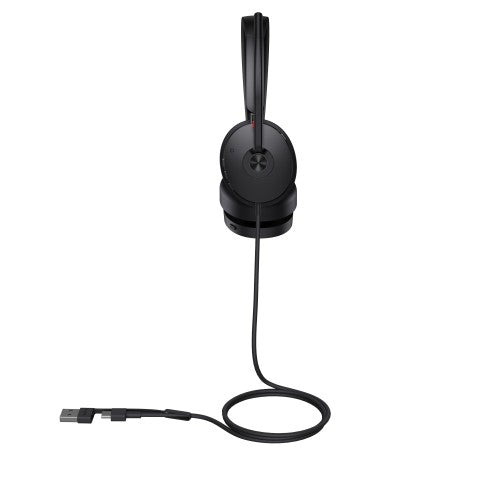 Yealink UH48 Dual Teams USB-C/A Headset Wired Head-band Office/Call center USB Type-C / USB Type-A Black