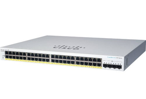 Cisco CBS220-24P-4X Managed L2 Gigabit Ethernet (10/100/1000) Power over Ethernet (PoE) White