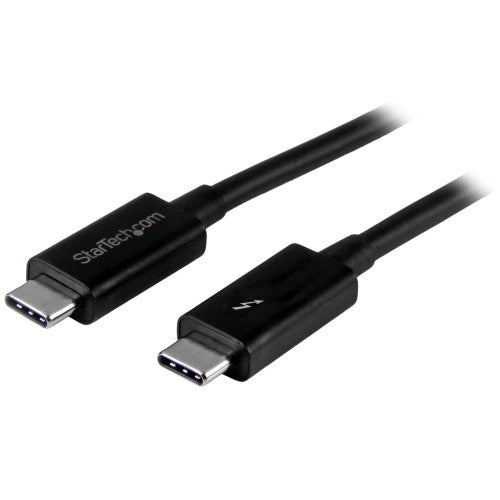 StarTech.com TBLT3MM1M Thunderbolt cable 39.4" (1 m) 20 Gbit/s Black