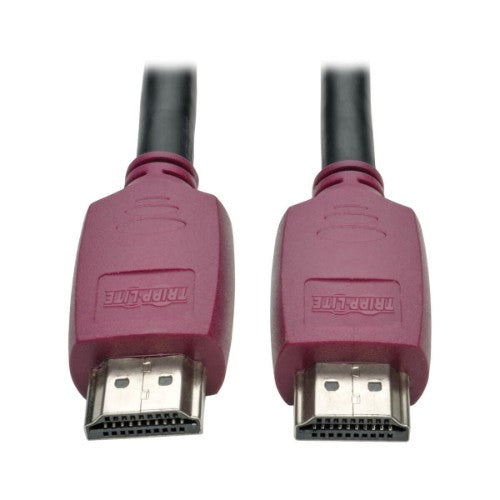 Tripp Lite P569-003-CERT HDMI cable 35.4" (0.9 m) HDMI Type A (Standard) Black, Burgundy