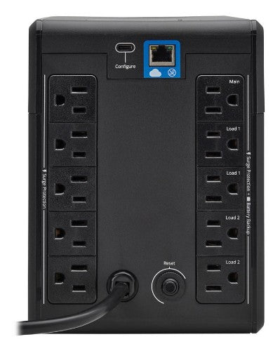 Eaton SMART1000LCDTNC uninterruptible power supply (UPS) Line-Interactive 1 kVA 600 W 10 AC outlet(s)