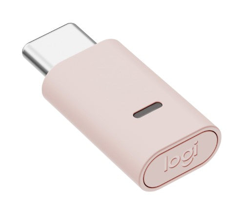 Logitech 989-001136 headphones/headset USB receiver Wireless Bluetooth Rose