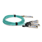 AddOn Networks MFA7A50-C010-AO InfiniBand/fibre optic cable 393.7" (10 m) QSFP28 4x SFP28 AOC Aqua color