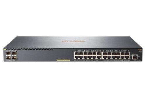 HPE Aruba Networking Aruba 2540 24G PoE+ 4SFP+ Managed L2 Gigabit Ethernet (10/100/1000) Power over Ethernet (PoE) 1U Gray