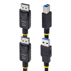 StarTech.com DU12210-KVM-CABLE KVM cable Black 122" (3.1 m)