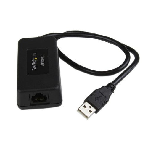 StarTech.com USB110EXT2 network extender Network transmitter & receiver Black