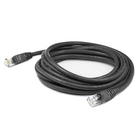 AddOn Networks ADD-10FCAT6A-BK networking cable Black 120.1" (3.05 m) Cat6a U/UTP (UTP)