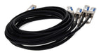 AddOn Networks ADD-Q4AR4Q56MX-P2-5M InfiniBand/fibre optic cable 98.4" (2.5 m) QSFP-DD 4x QSFP56 DAC Black