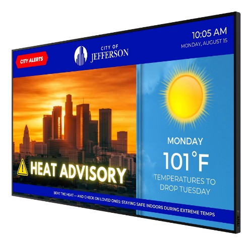 Planar Systems URP752 Digital signage flat panel 75" LCD 700 cd/m² 4K Ultra HD Black 24/7