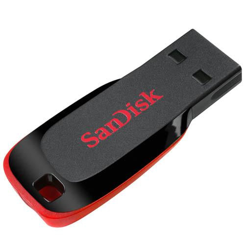 SanDisk 32GB Cruzer Blade USB flash drive USB Type-A 2.0 Black, Red