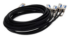 AddOn Networks QDD-4QSFP56-400-CU1-5M-AO InfiniBand/fibre optic cable 59.1" (1.5 m) QSFP-DD 4x QSFP56 DAC Black, Stainless steel
