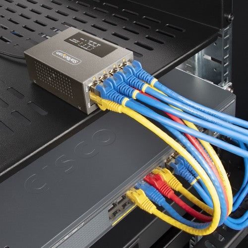 StarTech.com AS445C-POE-INJECTOR PoE adapter 2.5 Gigabit Ethernet, 5 Gigabit Ethernet, Fast Ethernet, Gigabit Ethernet