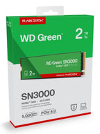 Western Digital Green WD SN3000 NVMe 2 TB M.2 PCI Express 4.0