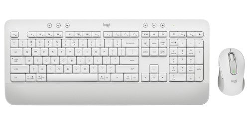 Logitech 920-011018 keyboard Mouse included Office Bluetooth QWERTY English White