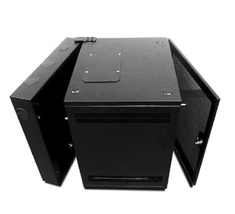 APC NetShelter WX Wall-Mount Enclosure 13U Glass Door Black Wall mounted rack