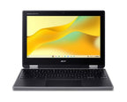 Acer Chromebook R724T-K70PNA MediaTek Kompanio 520 Laptop 11.6" Touchscreen HD 8 GB LPDDR4x-SDRAM 64 GB Flash Wi-Fi 6 (802.11ax) ChromeOS Black