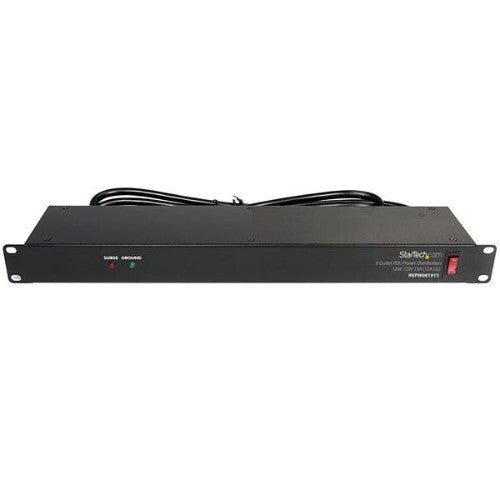 StarTech.com RKPW081915 power distribution unit (PDU) 8 AC outlet(s) 1U Black - Buy IT Solutions