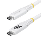 StarTech.com CC6FT20GUSB4TPW USB cable USB4 Gen 2x2 70.9" (1.8 m) USB C 20 Gbit/s 240 W White