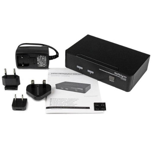 StarTech.com SV231DPUA KVM switch Black