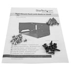 StarTech.com WALLSHELF4U rack cabinet 4U Wall mounted rack Black
