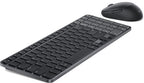 DELL Pro 7 KM746 keyboard Mouse included Universal RF Wireless + Bluetooth Latin American Spanish Graphite