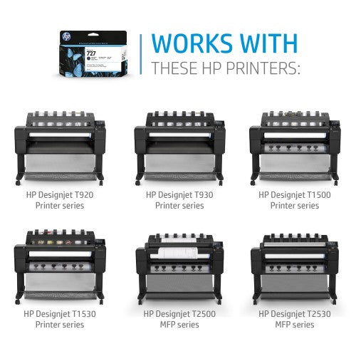 B3P22A (727) Ink cartridge black matt, 130ml
