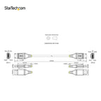 StarTech.com DP14VMM2M DisplayPort cable 78.7" (2 m) Gray, Black