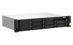 QNAP TS-864EU-RP-8G-US NAS/storage server Rack (2U) Intel® Celeron® N5095 8 GB DDR4 0 TB QNAP Turbo System Black