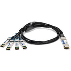 AddOn Networks MCP7F00-A003R30L-AO InfiniBand/fibre optic cable 118.1" (3 m) QSFP28 4xSFP28 Black