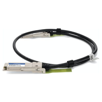AddOn Networks Q56-200G-PDAC1M-AO InfiniBand/fibre optic cable 39.4" (1 m) QSFP56 Black, Silver