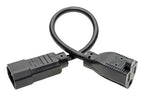 Eaton P002-001-13A power cable Black 12.2" (0.31 m) IEC C14 NEMA 5-15R