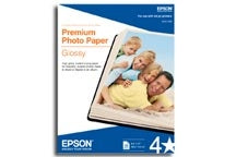Epson Premium Photo Paper Glossy 25 sheets 8.5x11