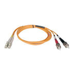 Tripp Lite N518-05M InfiniBand/fibre optic cable 196.9" (5 m) 2x LC 2x ST OFNR Orange
