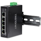 Trendnet TI-E50 network switch Unmanaged Fast Ethernet (10/100) Black