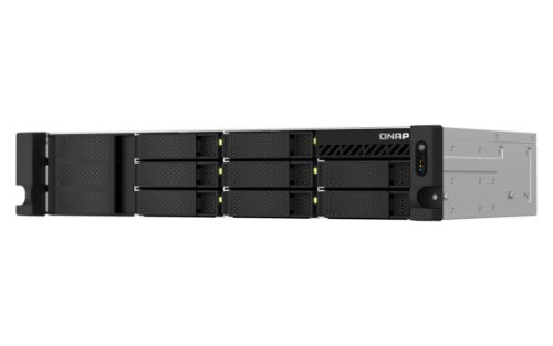 QNAP TS-864EU-RP-8G-US NAS/storage server Rack (2U) Intel® Celeron® N5095 8 GB DDR4 0 TB QNAP Turbo System Black