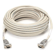 Black Box DB9 - DB9, f-f, 7.6m serial cable Gray 299.2" (7.6 m)