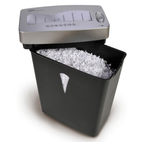 Royal MC500 paper shredder Micro-cut shredding Black, Silver