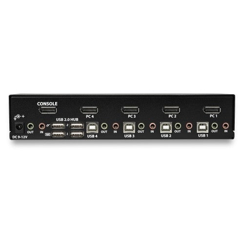 StarTech.com SV431DPUA2 KVM switch Rack mounting Black