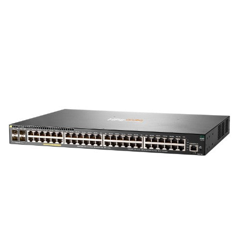 HPE Aruba Networking 2930F 48G PoE+ 4SFP+ TAA Managed L3 Gigabit Ethernet (10/100/1000) Power over Ethernet (PoE) 1U Gray