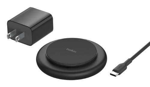 Belkin BoostCharge Smartphone Black USB Wireless charging Fast charging Indoor